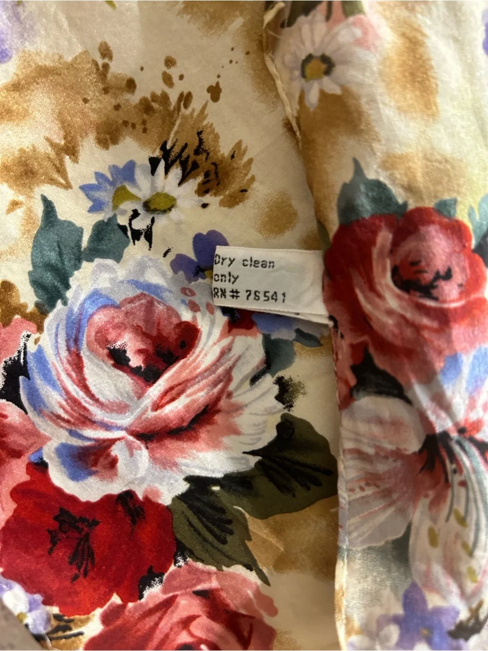 Vintage unbranded silk